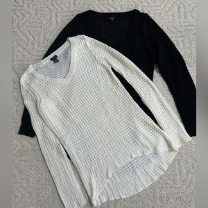 Rue 21 Black and White Sweaters Size Medium